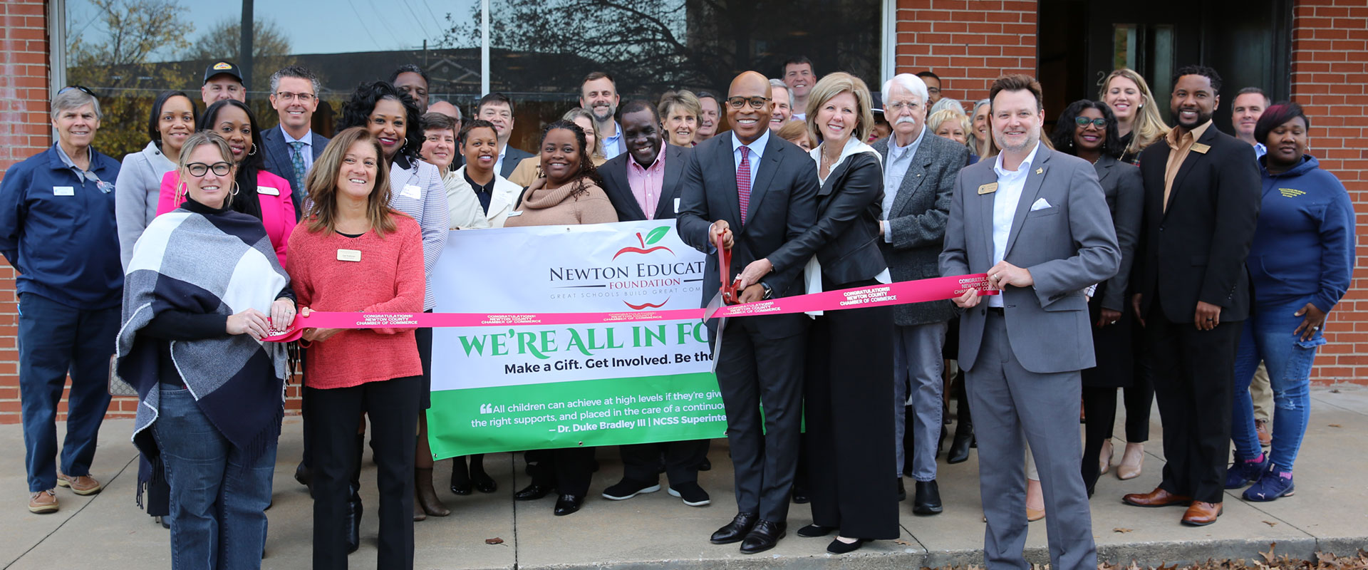 Relaunch Ribbon Cutting | Newton Education Foundation