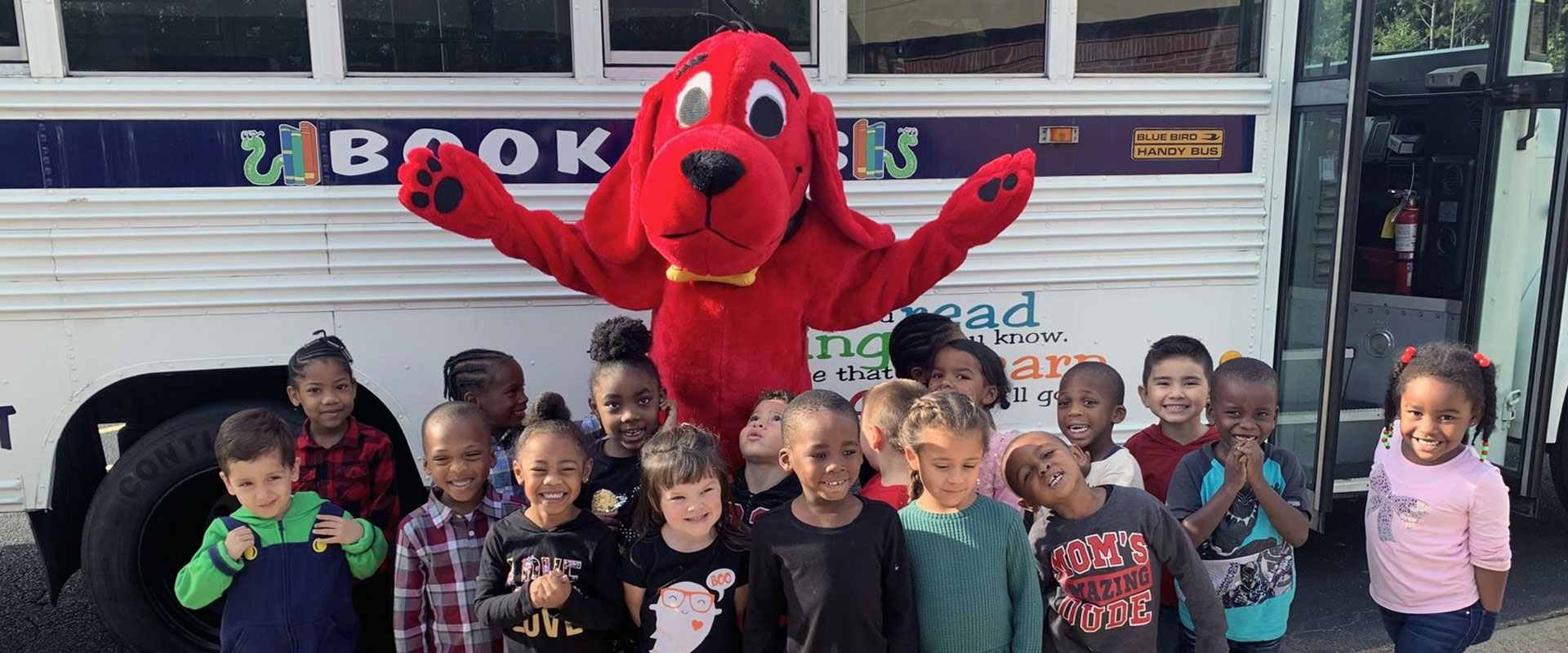 Book Bus with Clifford | Newton Education Foundation